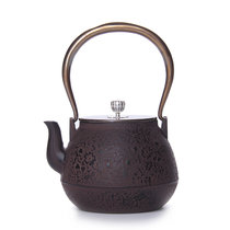 关耳窑 三鹤 养生铁壶 铜把铸铁茶壶