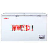 星星（XINGX）BCD-370E 370L 家用商用冰柜 冷藏冷冻双温冷柜 卧式顶开门大容量冰箱