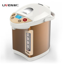 利仁（Liven）电热水瓶4.6L大容量 304不锈钢电水壶智能控温三层隔热防烫易清洗电热水壶烧水壶SP-D4601