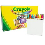 美术绘画 Crayola绘儿乐96色标准普通蜡笔 52-0096