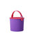 日本 Omnioutil 炫彩桶多功能收纳桶 带盖收纳篮 家用户外储物凳 凳子 国美厨空间(紫色 4L)