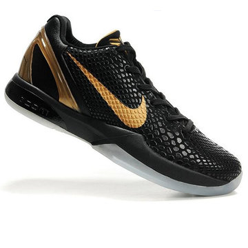 nike耐克 zoom kobe vi科比6代篮球鞋 429659(436311-008黑黄 46)