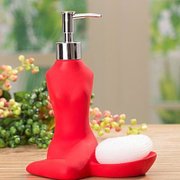 陶瓷卫浴乳液瓶 卫浴瓶 洗手液瓶JH017640 AJH15(红色)