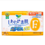 日本进口乐而雅  柔软舒适轻薄F系列 日用型卫生巾  (17cm) 32片/包