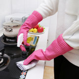 克林莱家务清洁防滑橡胶手套2双装S小号橡胶C3002 国美超市甄选