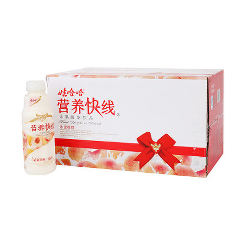 娃哈哈营养快线(水蜜桃味)500g*15瓶/箱图片【图片 价格 品牌 报价】
