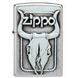 芝宝Zippo打火机 20286公牛头骨 史密斯设计