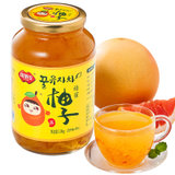 福事多蜂蜜柚子茶1kg大瓶装韩国风味 果汁茶饮品