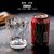 亚克力水杯彩色漱口杯果汁茶杯耐热耐摔 餐厅杯子透明塑料啤酒杯(透明-中杯 380ml)