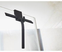 硅胶擦玻璃神器玻璃刮家用擦窗器刮水器卫生间浴室擦洗清洁工具(黑色1个+挂购 默认版本)