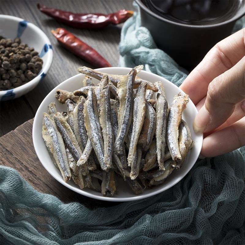 小鱼干公鱼干500g海鲜干货去头小公鱼人吃的海燕鱼干风干咸小鱼仔图片