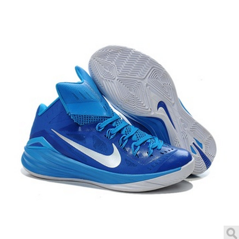 篮球鞋耐克nikehyperdunk2015ep高帮男篮球鞋653650473588801蓝白41