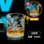 威士忌酒杯洋酒杯套装水晶玻璃家用创意古典酒吧白兰地喝啤酒杯子(【300ml】冰花杯 买一送一)