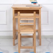 云艳实木课桌凳中小学生书桌学校桌凳老式课桌凳YY-955(单人课桌凳)