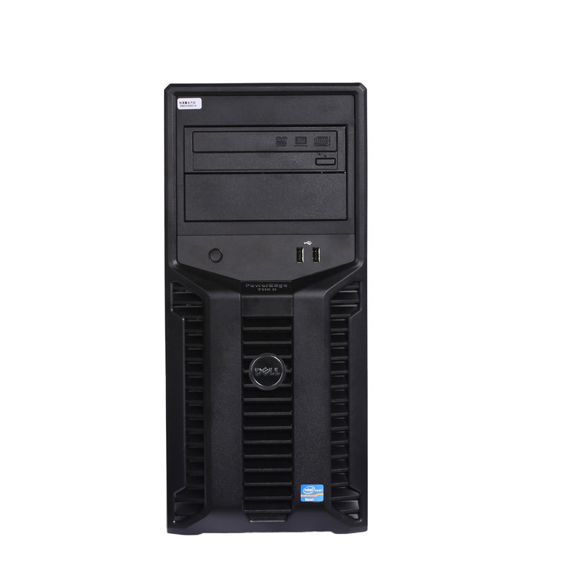 戴尔(dell)塔式服务器t110台式服务器主机e3-1220v2(16g 2*2t企业级