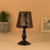 莎芮 欧式家居创意复古铁艺风灯蜡烛烛台浪漫烛光晚餐婚庆道具摆件礼物(KX8028黑色)第2张高清大图