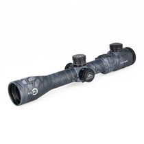 郊狼4.5-18x40军工级别高品质超高清晰高抗震瞄准器带红绿灯板球ED秃子阻击镜光学瞄准镜(20MM皮轨高宽 蟒纹迷彩)