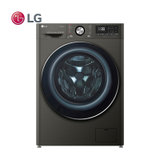 LG洗衣机FG90BV2耀岩黑9KG纤薄机身 蒸汽除菌360度速净喷淋人工智能DD变频直驱电机