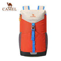 Camel/骆驼户外双肩背包 13L男女通用耐磨徒步旅游野营背包 A7S3C3107(橙红)
