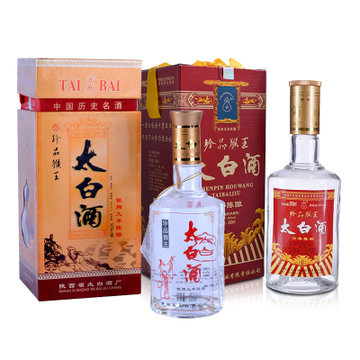 【太白礼盒】珍品猴王 2005年45度太白酒(银牌九年陈酿)  2006年45度