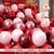 结婚网红石榴气球订婚婚房双层婚礼红色婚庆场景布置装饰用品大全(酒红系列2（65个）)