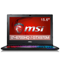 微星(MSI)GS60 6QE-090CN 15.6英寸游戏本 轻薄本(i7-6700HQ 16G 1T 128G SSD GTX970M GDDR5 多彩背光)黑色