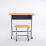 永岩钢木 单人多层板固定式课桌椅凳 YY-0021(暖黄色（可指定） 默认)