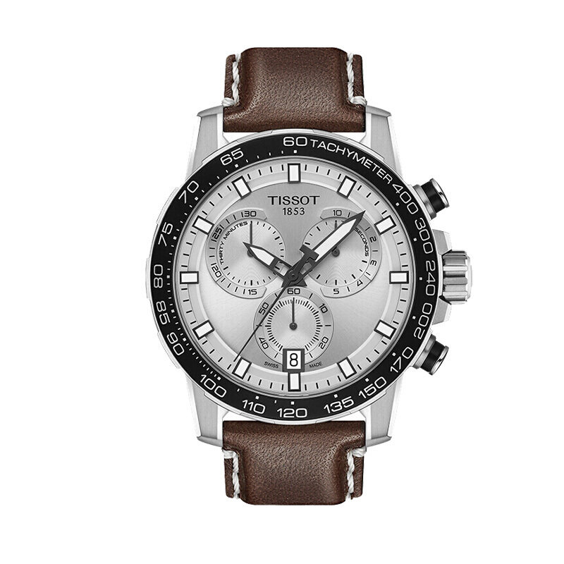 天梭tissot速敢系列运动计时石英男表t1256171603100