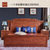 实木床红木床1.8米双人床1.5米新中式红木大床古典主卧家具(财源滚滚1.8米*2米框架结构)