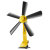 中联 FF13-42 静音微型风扇宿舍小电扇学生迷你台扇夹扇电风扇(黄色+延长线)