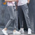 赛丹狐夏季薄款运动休闲裤男女款95%棉透气弹力束脚裤情侣款户外休闲运动裤SX5687(灰色 女 XL)