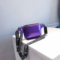 夏天小包包女2018新款胸包女式斜跨时尚迷你潮跑步包运动女士腰包(紫色)