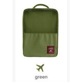苏克斯韩版旅行收纳包便捷大容量收纳鞋盒收纳袋(绿色)
