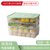 饺子盒家用水饺盒冰箱保鲜盒收纳盒塑料托盘馄饨盒鸡蛋盒微波密封(鸡蛋盒-绿色盖-4层1盖)