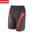 spiro运动短裤男女跑步速干夏季透气型健身五分裤男女款S184X(黑色/红色 XS)