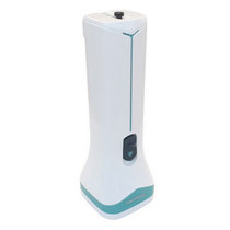 雅格led手电筒 可充电式家用户外照明野营强光远射带夜光手电筒(小号3842)
