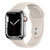 Apple Watch Series 7 智能手表 GPS款+蜂窝款 41毫米银色不锈钢表壳 星光色运动型表带MKHW3CH/A