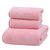 圣馨奴珊瑚绒毛巾浴巾三件套柔软吸水可单选毛巾浴巾(粉色珊瑚绒单条浴巾)