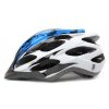 山地自行车骑行头盔自行车装备一体成型骑行头盔(蓝白色 M)
