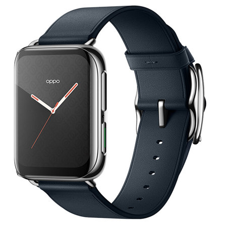 【欧珀oppo watch穿戴设备】oppo watch 智能手表 46mm 精钢版 皓银 e