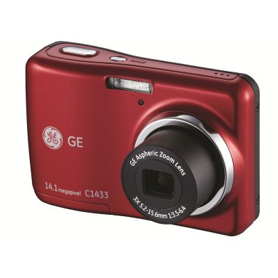 通用（GE）C1433数码相机（酒红色）