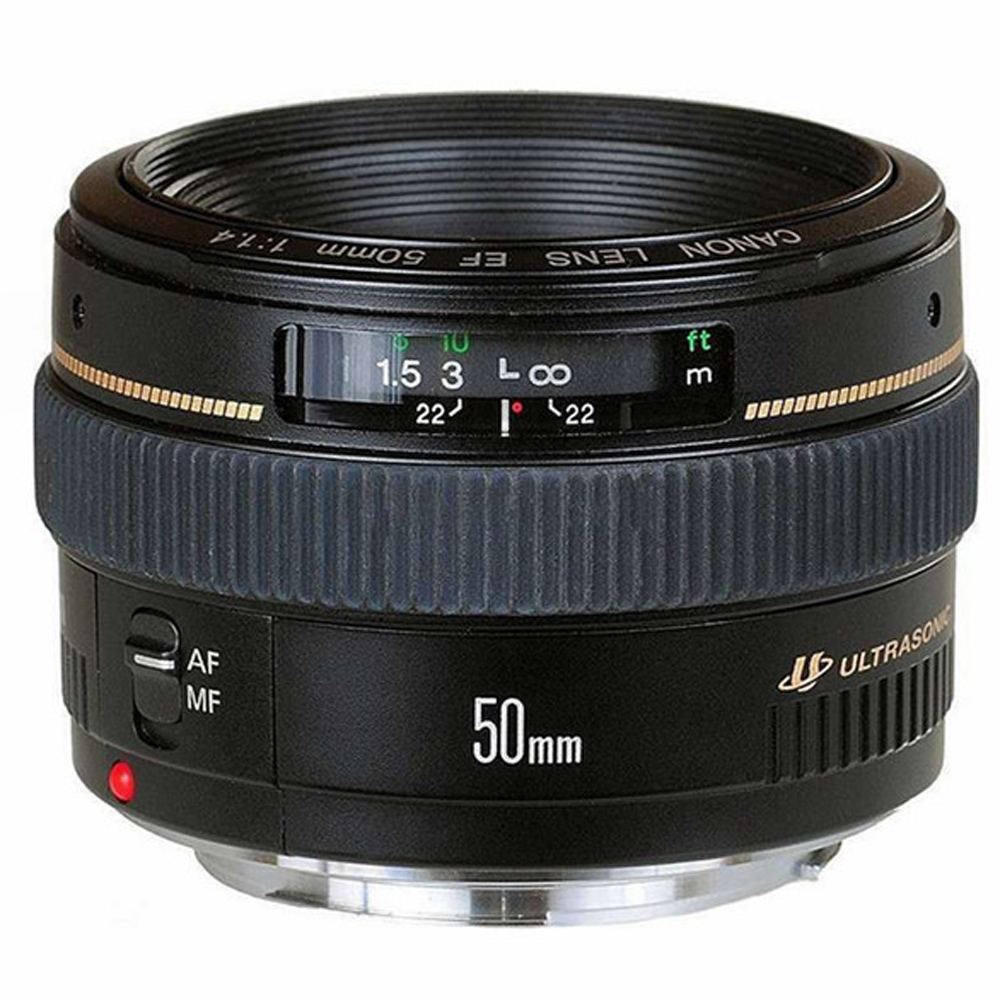 【真快乐自营】佳能(Canon)EF 50mm f/1.4 USM 标准定焦镜头