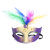 新新 彩绘羽毛眼罩A BW-5203(紫色款 17*27)