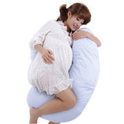 枕工坊孕妇枕头护腰枕侧睡枕 ZGF-YF21C(珍珠蓝 2)
