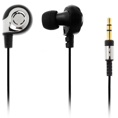 意高（ECHOTECH）CO-168 耳机 入耳式耳机 立体声耳塞式耳机（银白色）（配有两对备用硅胶耳套,方便用户及时的清洁更新）