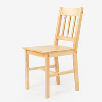 家逸 实木餐桌 组合现代欧式简约餐桌家用 一桌四椅套装(原木色餐椅 默认)