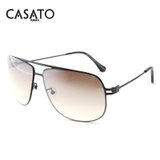 卡莎度(CASATO) 太阳镜时尚个性大框潮男士太阳镜 防紫外线太阳镜 墨镜110008(黑色)