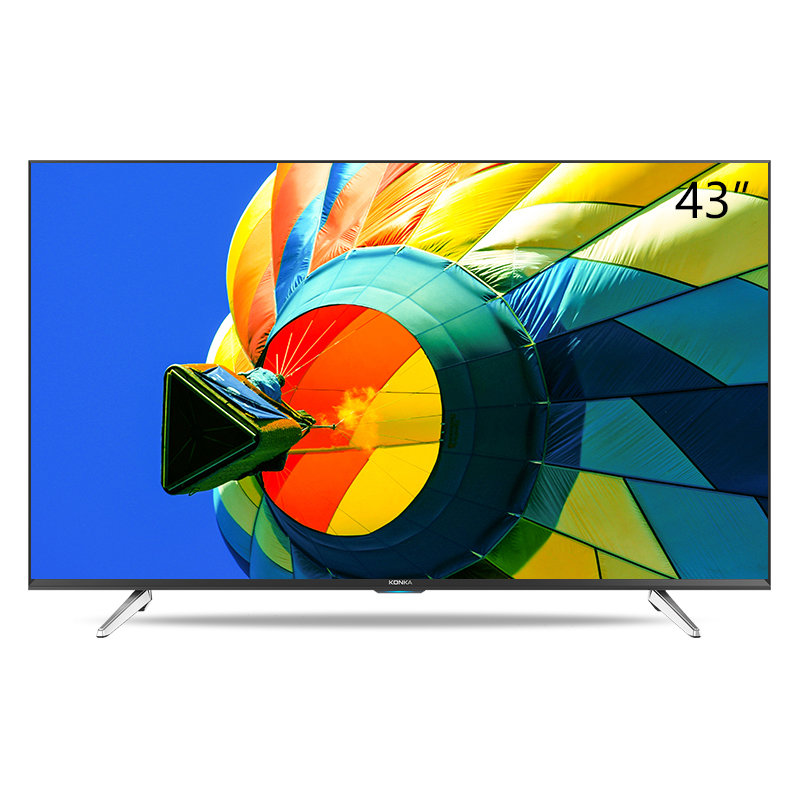 平板电视康佳konkaa43u43英寸64位4khdr超高清安卓智能平板液晶电视
