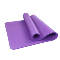 凯速 NBR10MM加厚瑜伽垫185CM加长60CM加宽运动垫瑜珈垫 瑜伽毯 女性健身用品装备蓝色185CM*60CM*(紫色 NBR)
