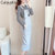 CaldiceKris （中国CK）简约背带裙套装CK-F1003(深灰色 L)
